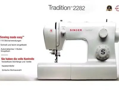 Šicí stroj Singer,nový nepoužitý, Německo, 3r.zár.
