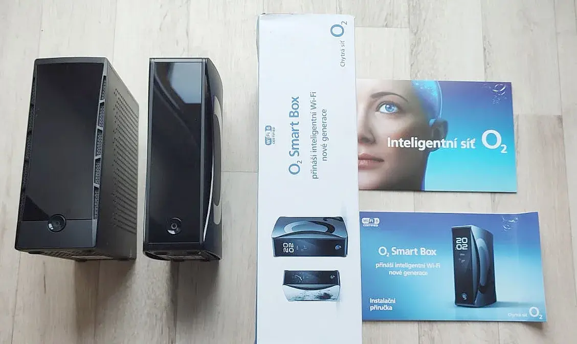 SMARTBOX O2 v1 i v2 moderní rychlý router pevná linka/optika