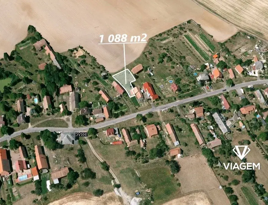 Zahrada 1 088 m²