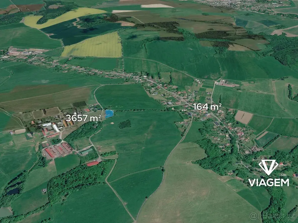 Zahrada 3 821 m², Podíl 13 % o výměře 470 m²