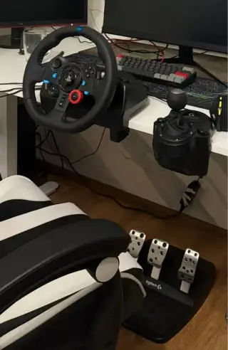 Logitech g29 + řadící páka
