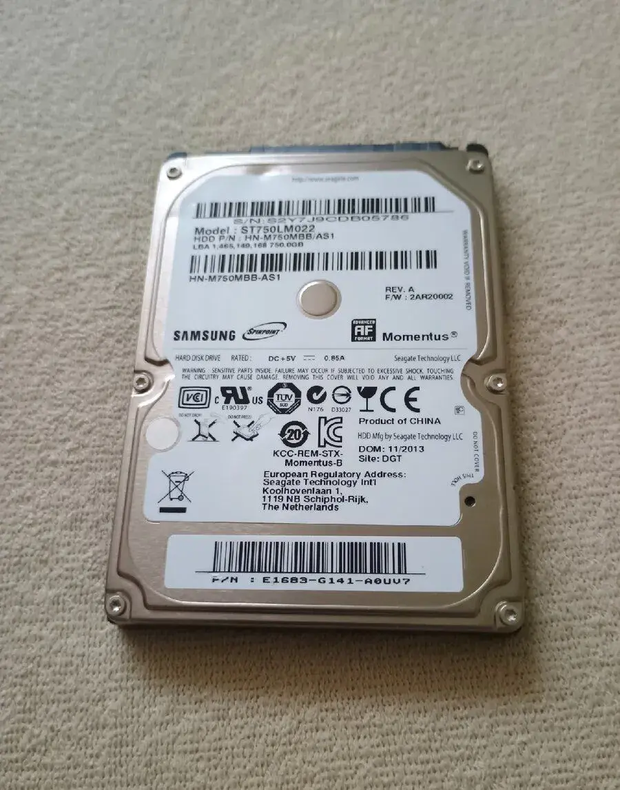 Samsung Spinpoint M8 2,5" 750GB