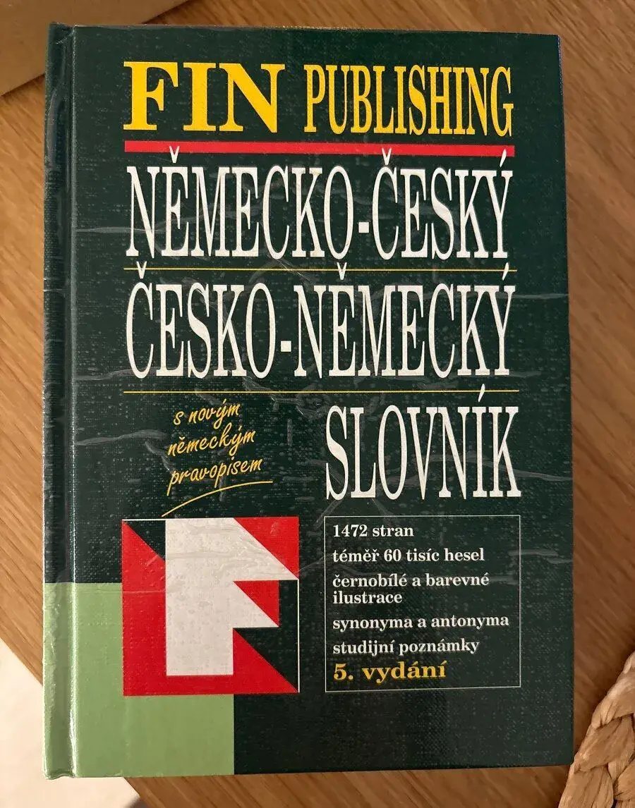 Německo-český, česko-německý slovník (5. vydání) FIN publish