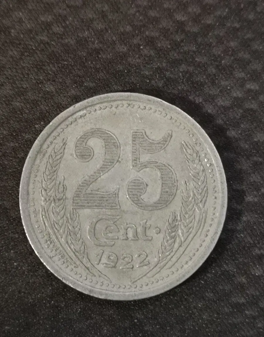 Francie, 25 Centimes, 1922
