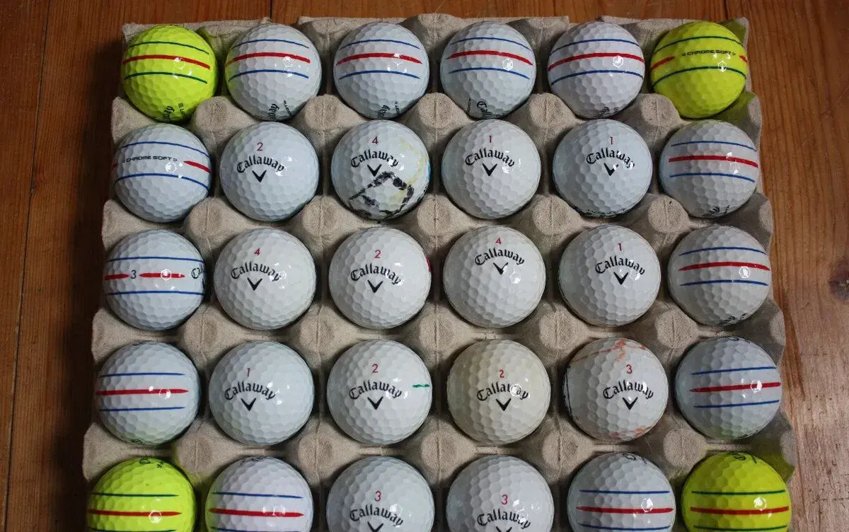 60 míčů CALLAWAY CHROMESOFT - STAV
