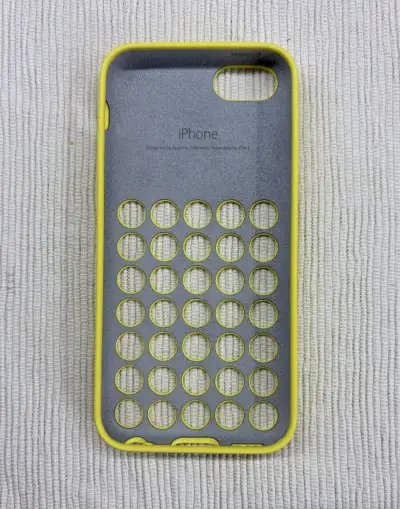 Kryt originál Apple pro iPhone 5C žlutý - pro sběratele.
