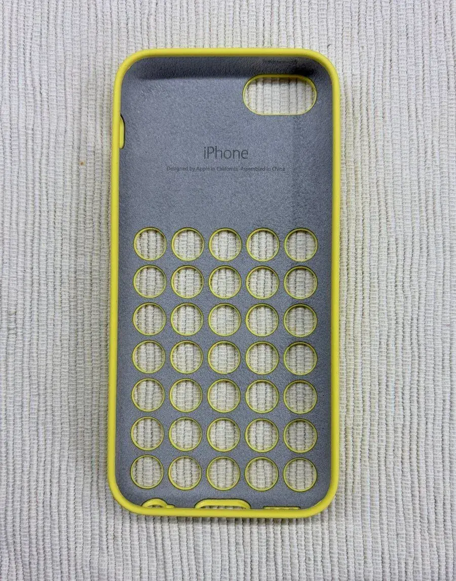 Kryt originál Apple pro iPhone 5C žlutý - pro sběratele.