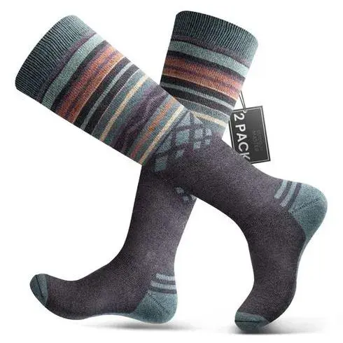 Lyžařské ponožky OutdoorMaster, lyžařské ponožky z merino