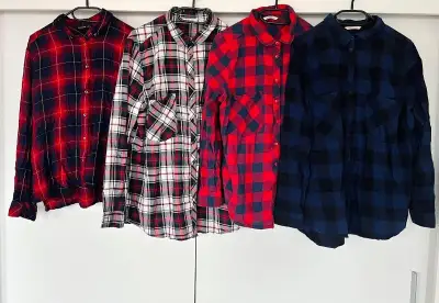 Dámské kárované košile, vel. L/XL/XXL