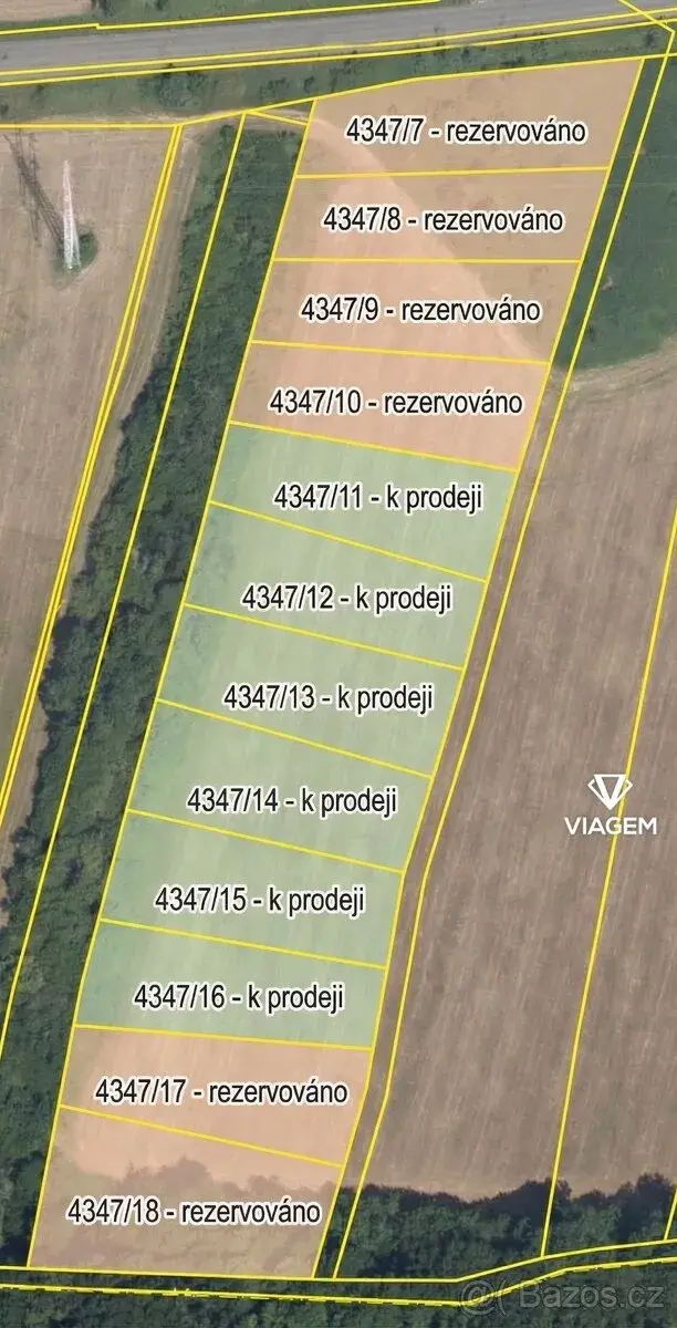Zahrada 1 079 m²