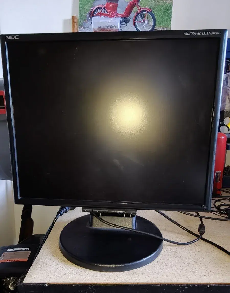 19" LCD monitor NEC MultiSync LCD195VXM+ (DVI, VGA, repro)