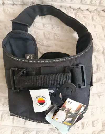 Julius-K9 silový postroj 2/L-XL 71-96 cm/50 mm, - černý