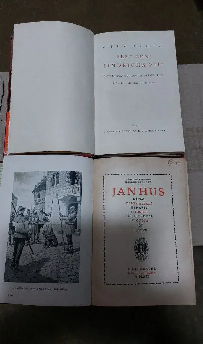 J.R.VILÍMEK ŠEST ŽEN JINDŘICHA VIII a JAN HUS