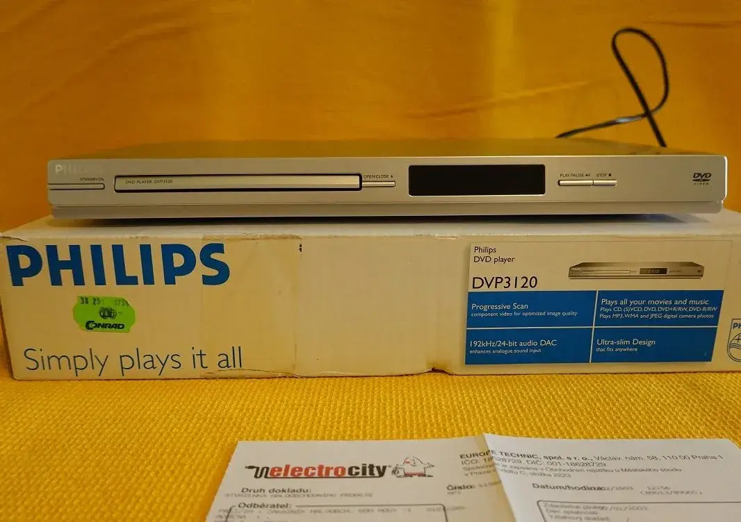DVD přehrávač Philips DVP-3120