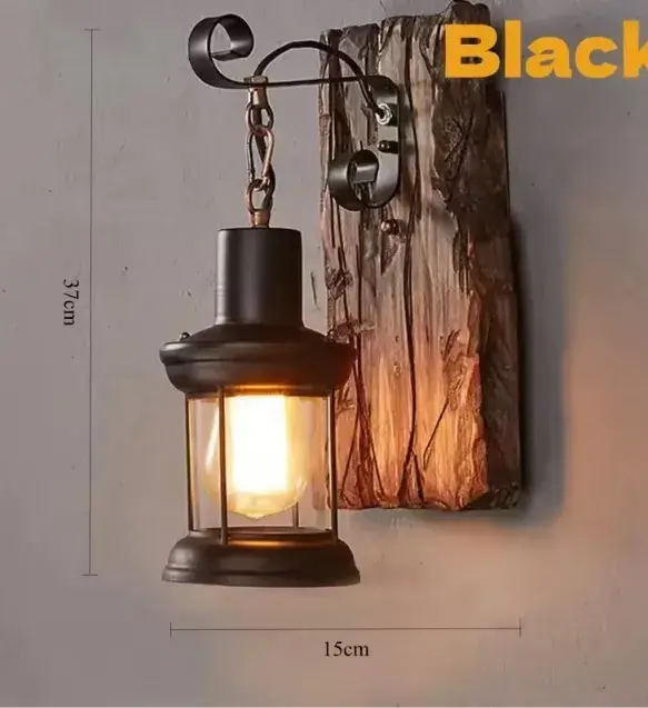 Nástěnné Rustikální svítidlo