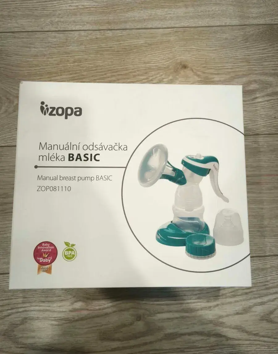 ZOPA Basic – manuální odsávačka mléka, model ZOP081110