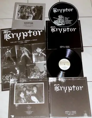 LP box set Kryptor - Neřest A Ctnost / LIMITKA / NOVÉ /