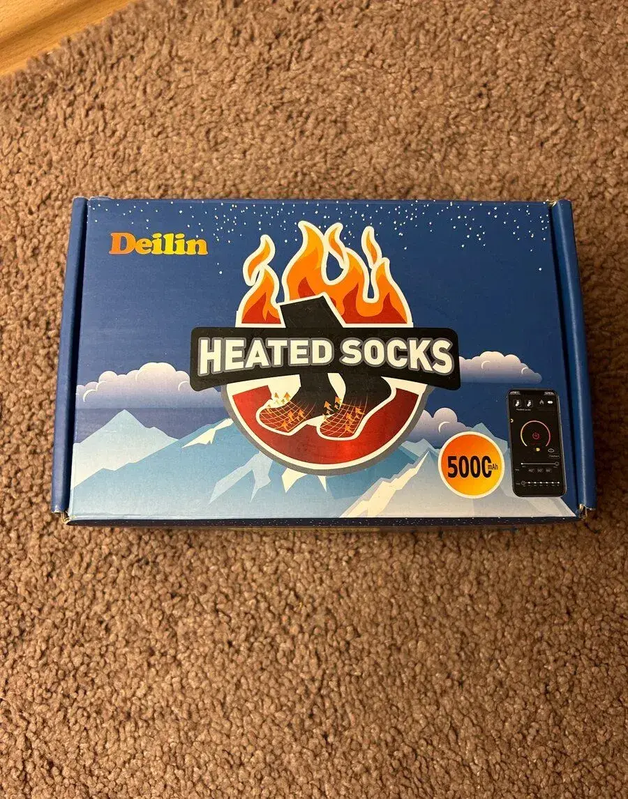 🧦 Vyhřívané ponožky Deilin 5000mAh s aplikací