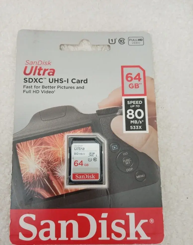 Novou kartu SanDisk 64 GB SDXC UHC-I
