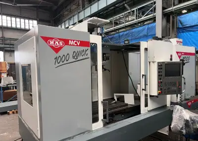 vertikální centrum MAS MCV 1000 Quick po repase