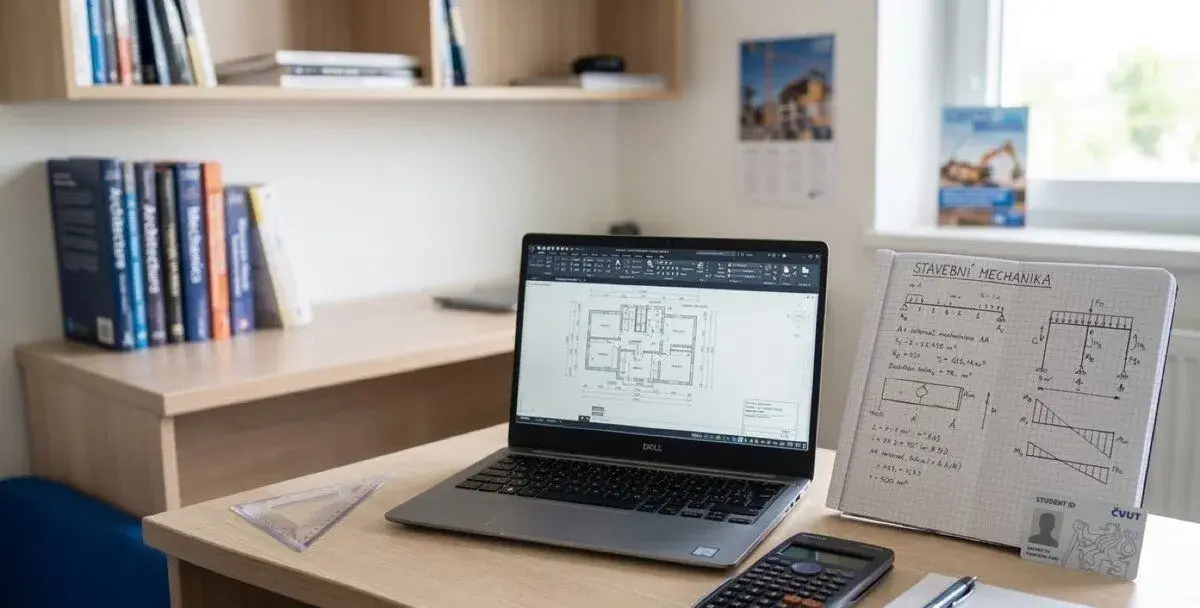 Doučování: Stavební mechanika, AutoCAD, Mat., Fyz.