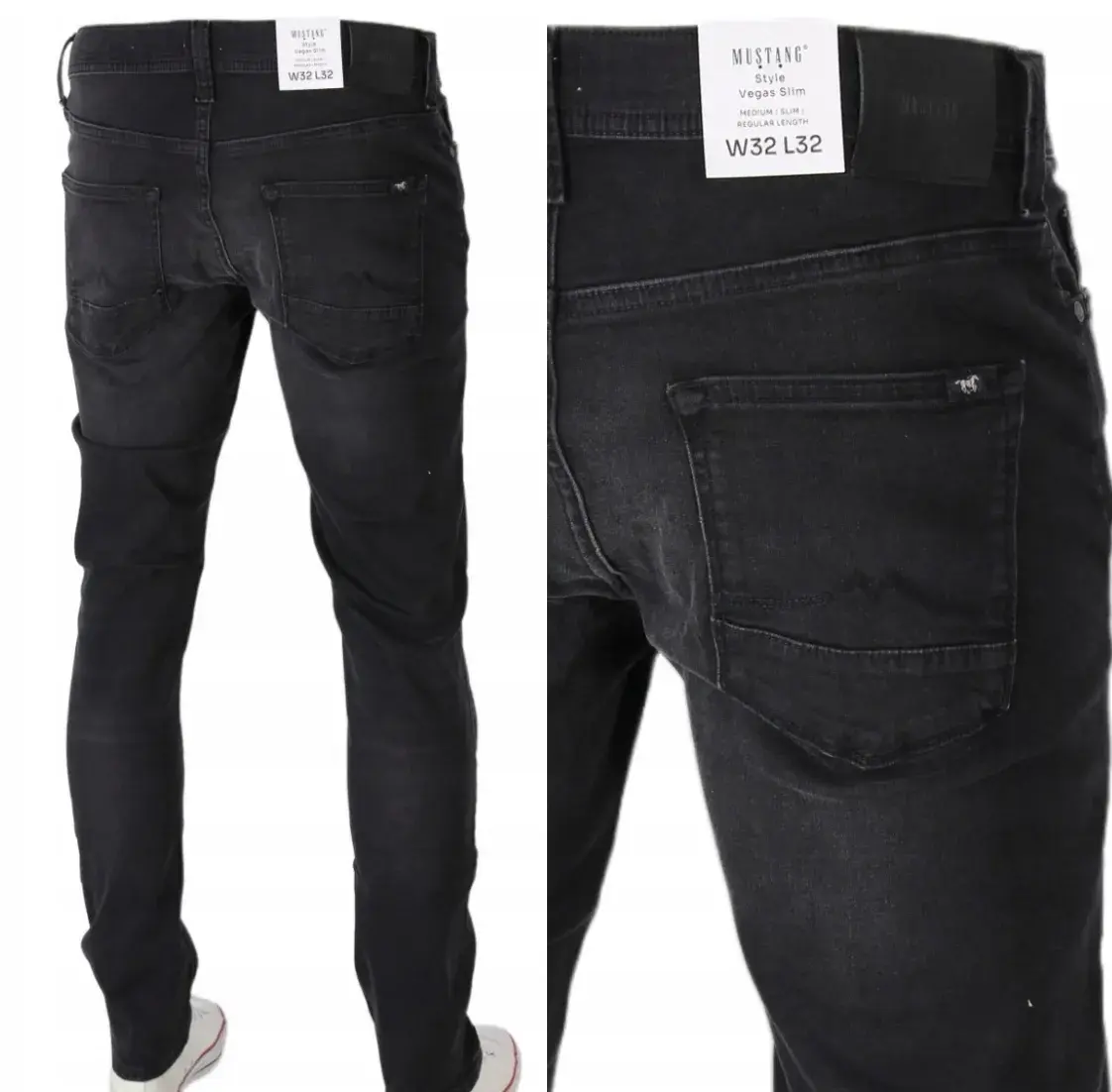 MUSTANG WASHINGTON PÁNSKÉ STREČOVÉ SLIM JEANS W38 L32