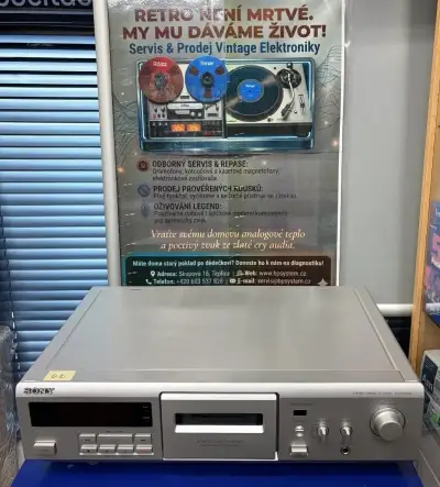 Tape deck Sony TC-KE 400 S Stříbrný - Po servisu