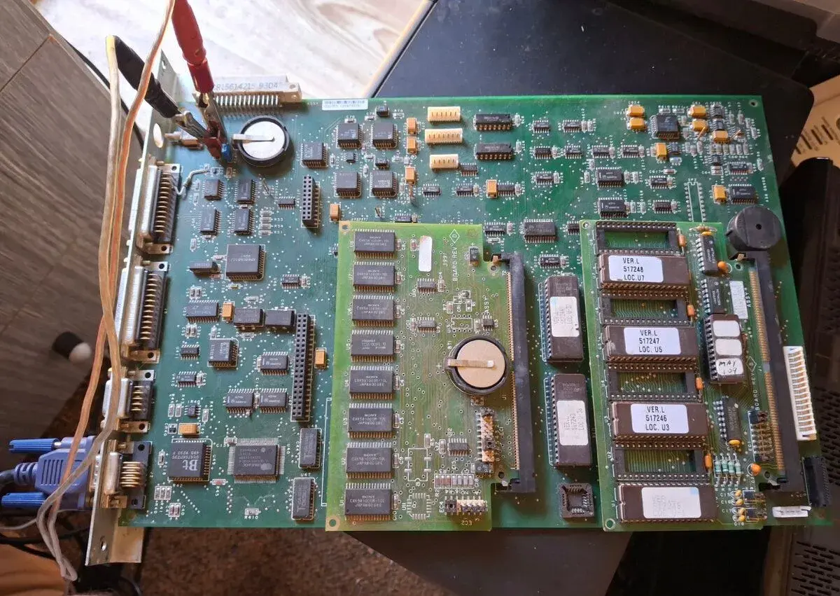 Starý jednodeskový PC z Beckman DU-600