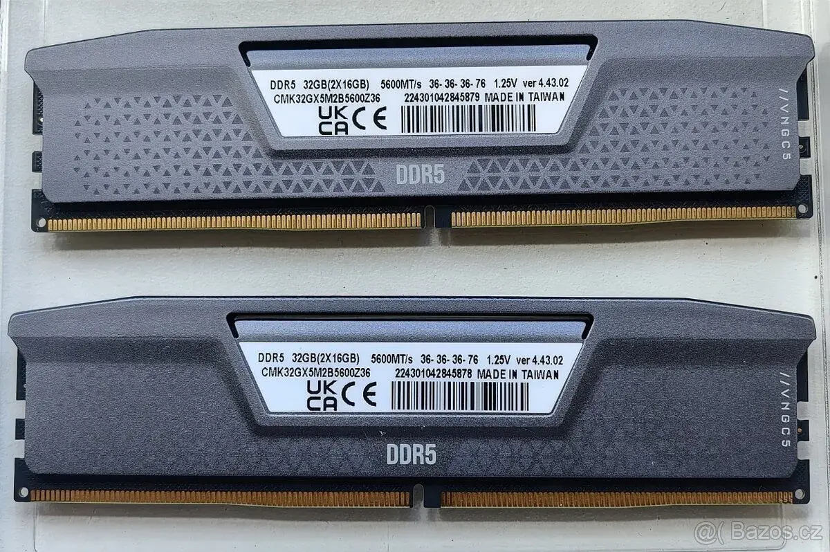Corsair Vengeance DDR5 32GB RAM( 2x16 GB)