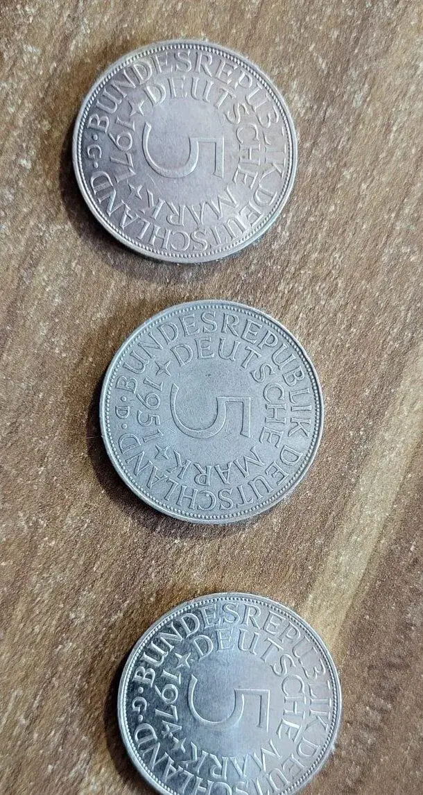 Stříbrné mince Německo