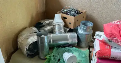 Prvky vzduchotechniky - ventilátor, topení, spiro, klapky
