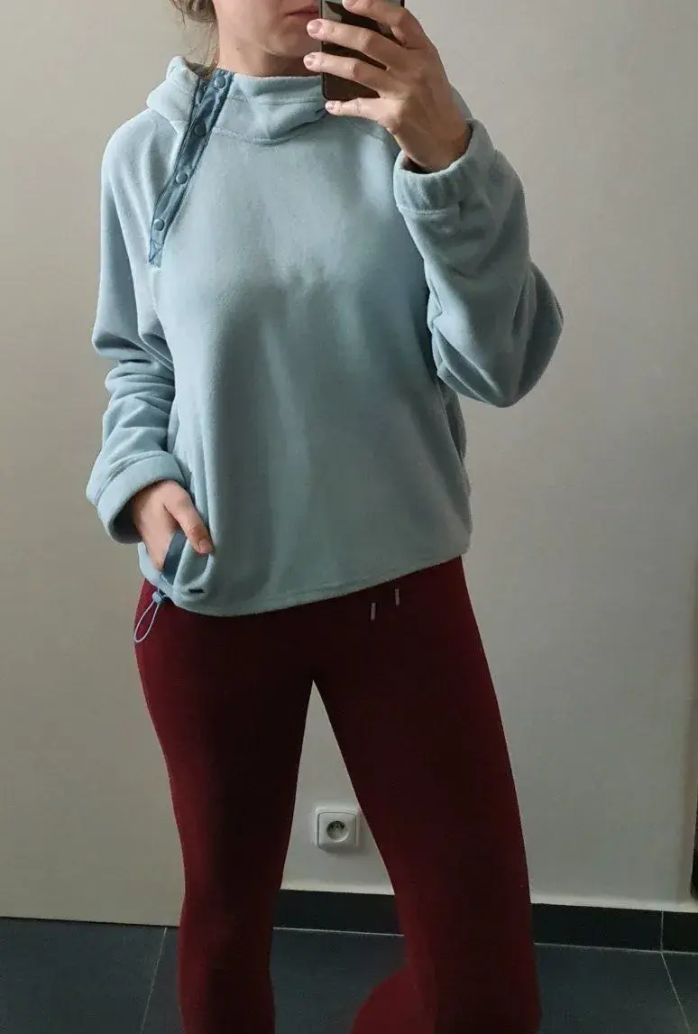 Mikina polar fleece Hollister vel M