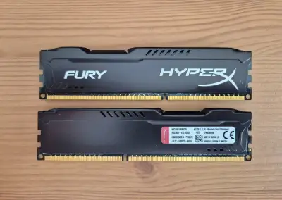 Kingston HyperX Fury Black 8 GB (2×4 GB) DDR3 1866 MHz