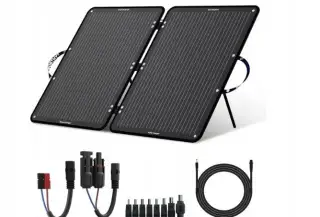 Skládací cestovní solární panel 100W