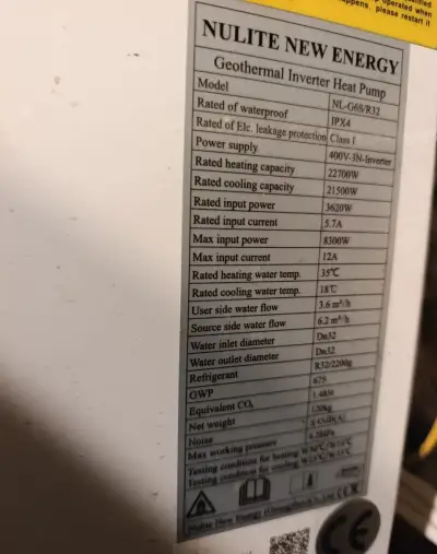 Tepelné čerpadlo NULITE NEW ENERGY NL G6S/R32