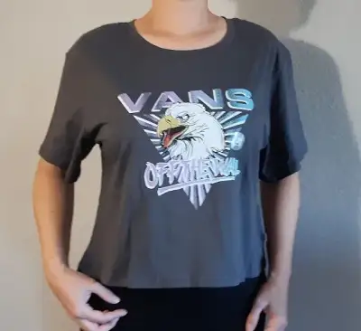 VANS tričko krátký střih CROP nové
