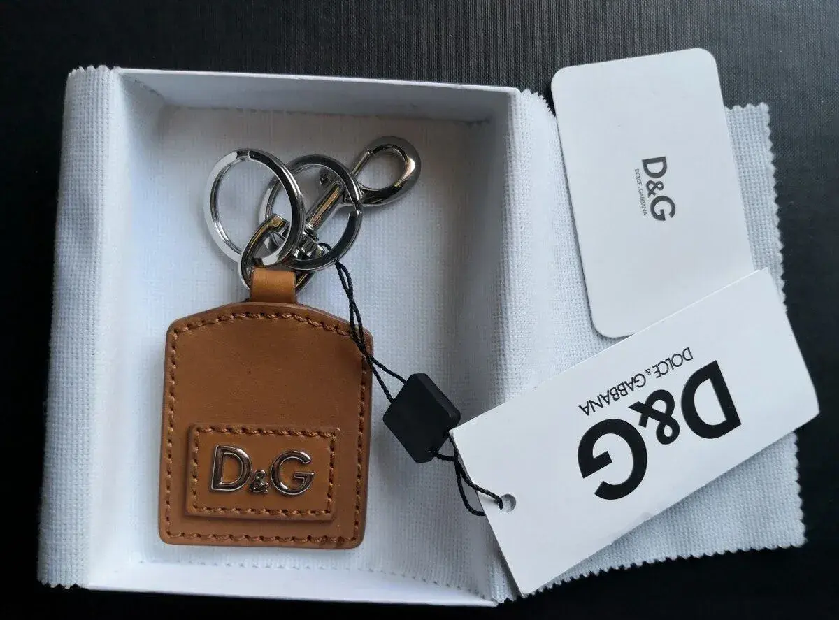 Dolce & Gabbana kožený přívěsek na klíče