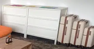 Komoda bílá 2x Besta - Ikea