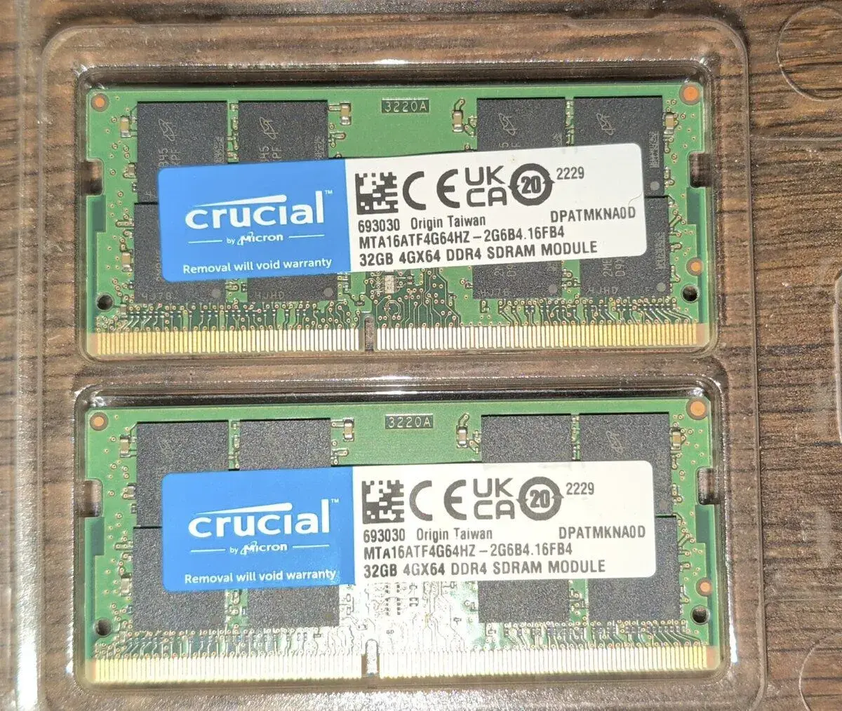 64GB KIT (2x 32GB) - DDR4 SODIMM -2666, 1.2V CL19