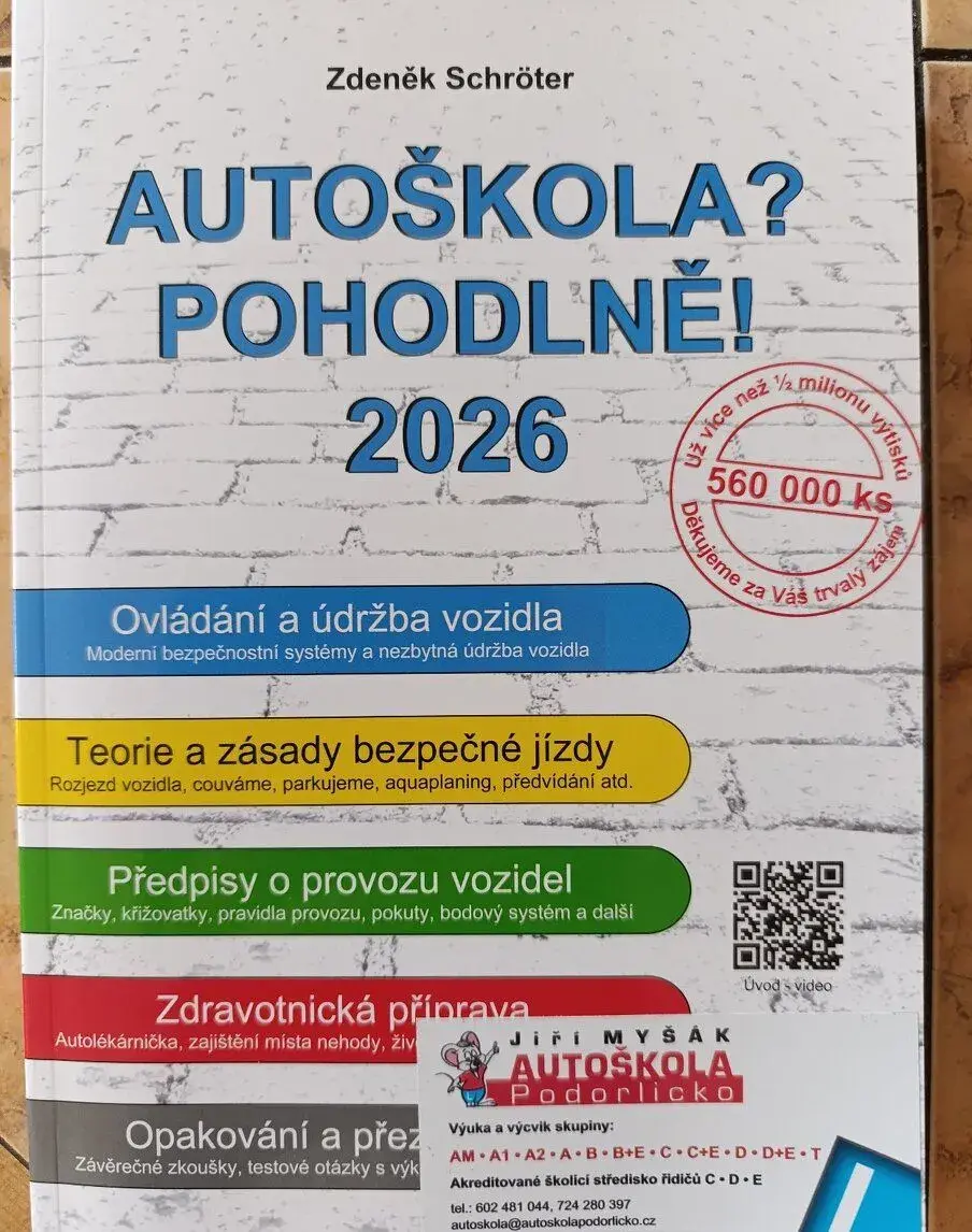 Učebnice autoškoly