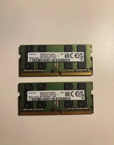 16GB 3200MHZ DDR4 SODIMM RAM Samsung do notebooku/pc