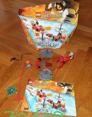 LEGO CHIMA 70149 ŽHNOUCÍ ČEPELE s 5 hracími kartami