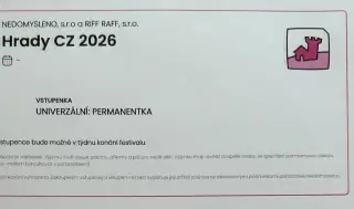 Dvoudenní permanentka - Hrady CZ Bezděz 2026