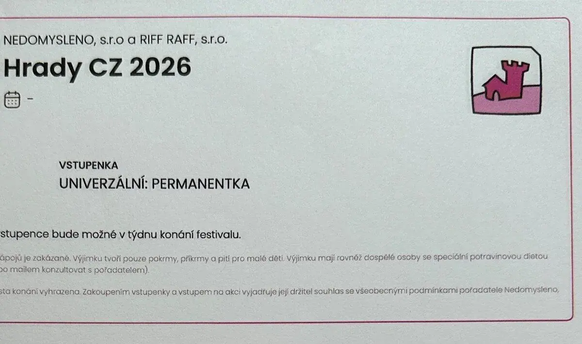 Dvoudenní permanentka - Hrady CZ Bezděz 2026