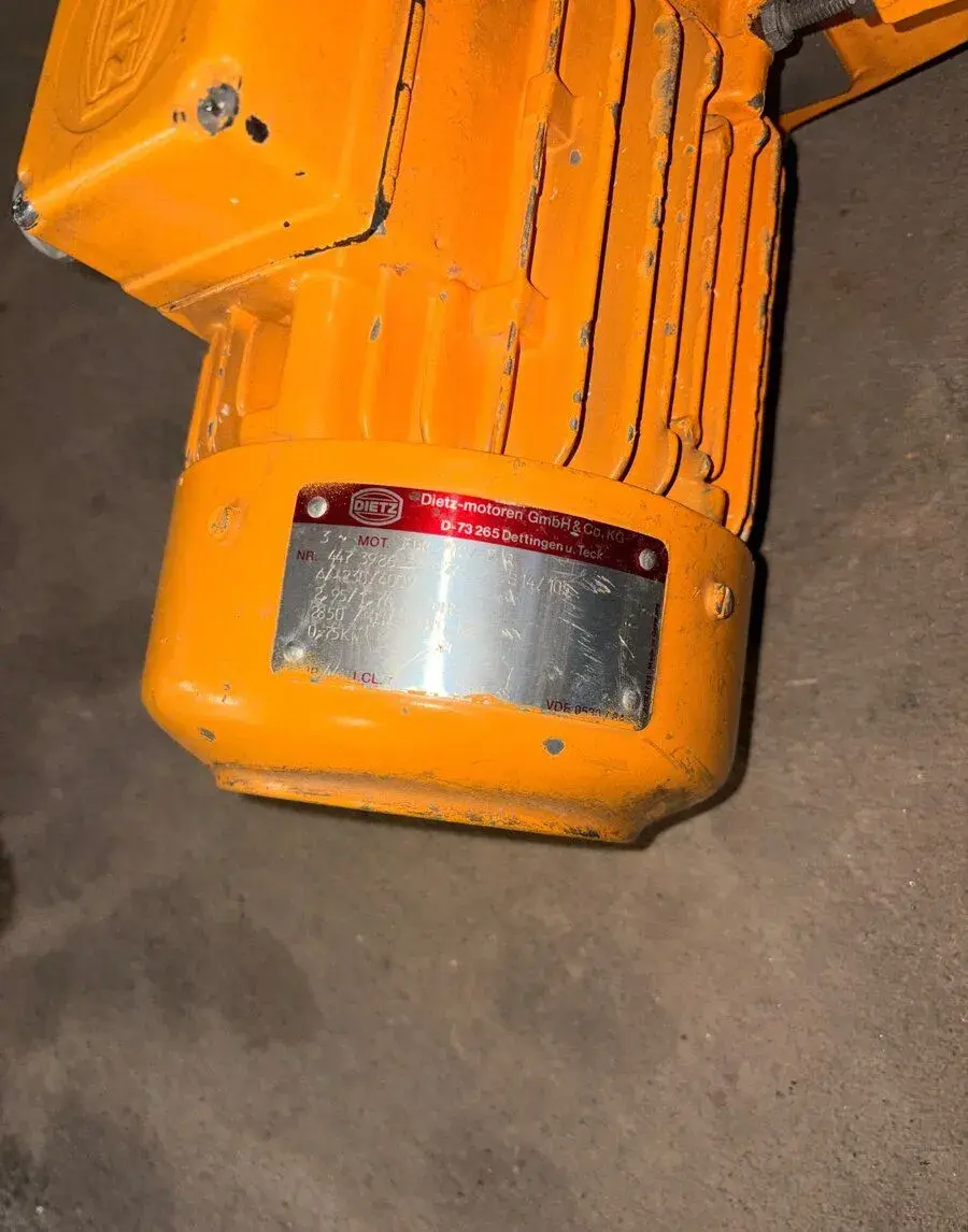 Třífázový elektromotor Dietz 0,75 kW