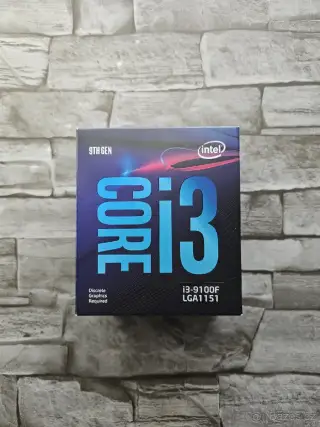 Procesor Intel Core i3-9100F + chladič