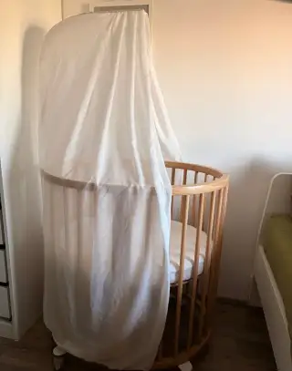 Postýlka Stokke Sleepi Mini Natural V3 + příslušenství