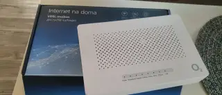 ZTE H267A wdsl modem a také na optiku o2