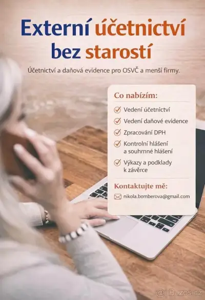Vedení účetnictví (online i celá ČR)
