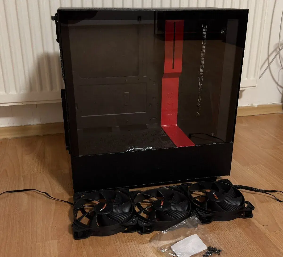 NZXT h510 + 3x 120mm beQuiet